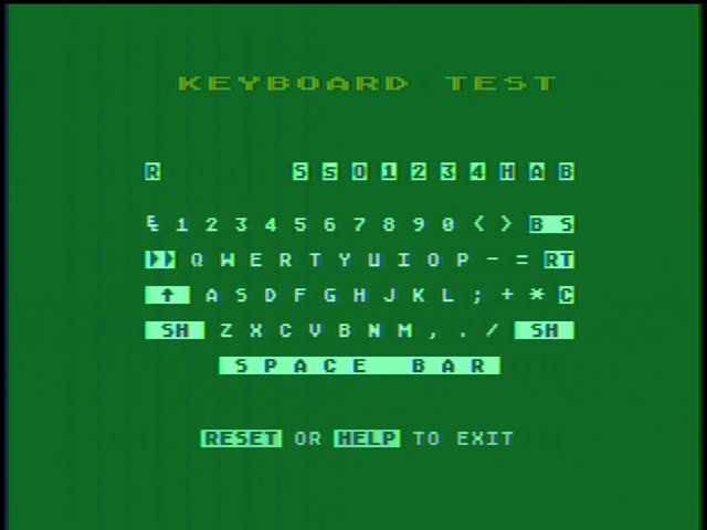 Atari Keyboard Self-Test