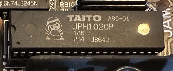 The Taito JPH1020P MCU