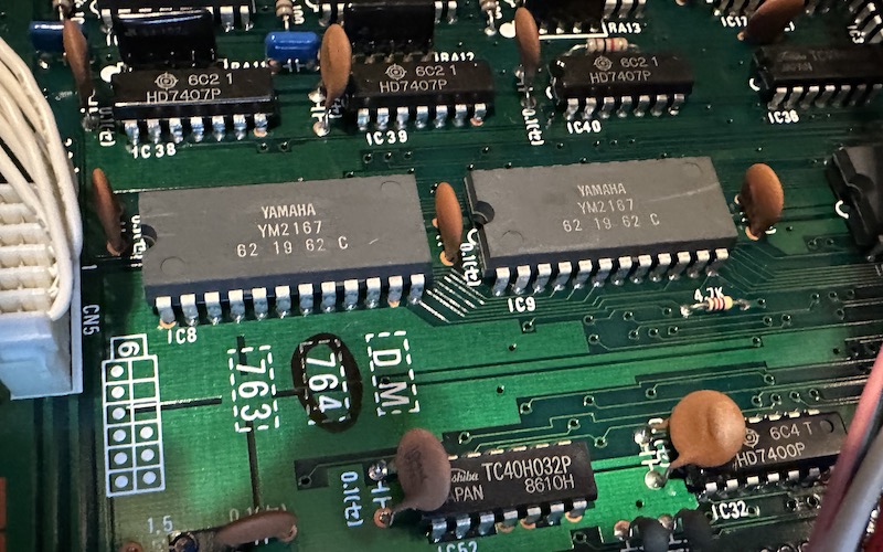 Two YM2167 chips