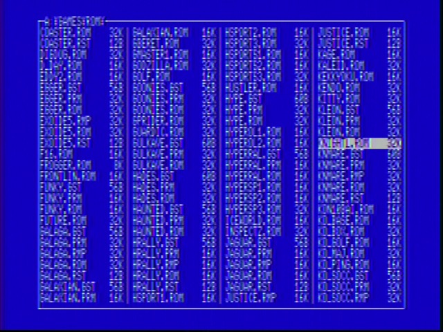 all legitimately acquired and dumped, of course Unreadable 80-column text