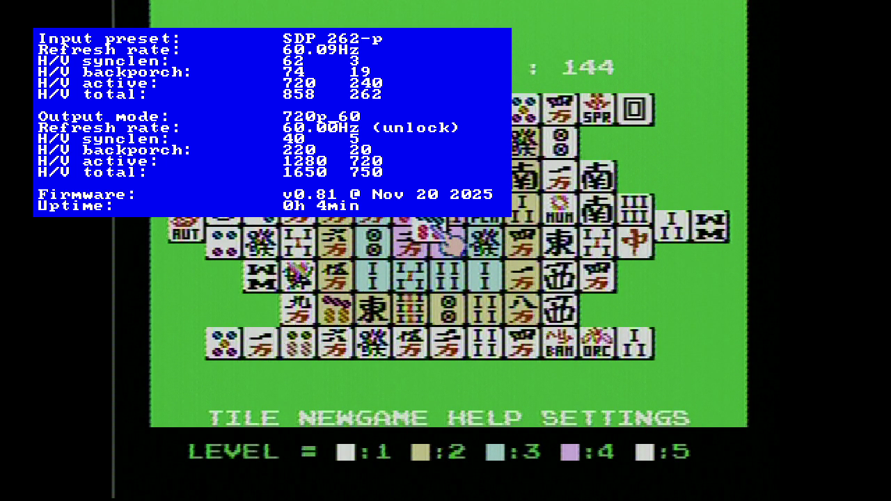 the best version of shanghai? not graphically, but it's incredibly playable and the music is catchy Famicom Shanghai overlaid with video information