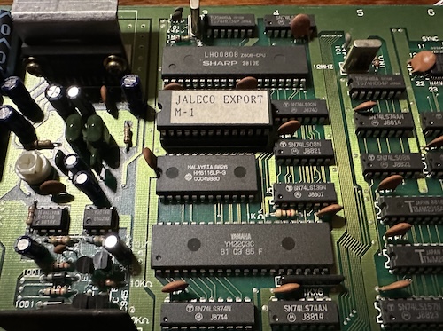 A segment for sound, with an FM synthesizer and a Z80 CPU