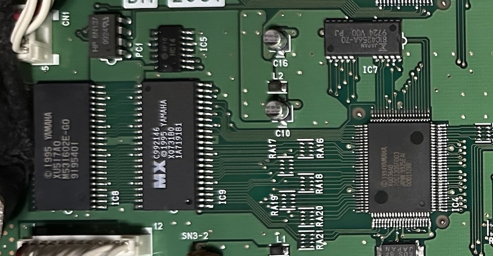 Two DIP chips, one surface-mount