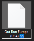 Out Run Europa (USA).gg being renamed