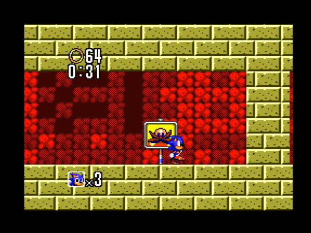 Sonic the hedgehog 2 game gear - level select cheat 