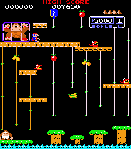 Donkey Kong Jr level 1