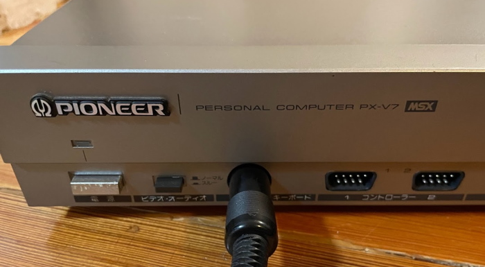 Pioneer Personal Computer PX-V7 MSX namplate