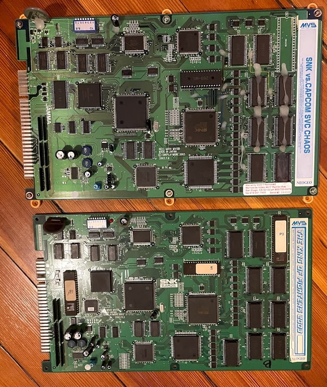 Two MV0 circuitboards