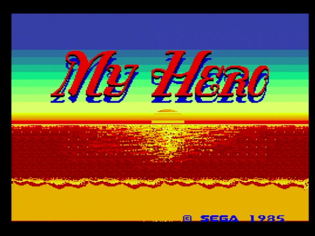 My Hero title screen