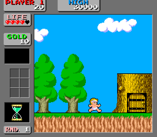 Wonder Boy in Monster Land gameplay