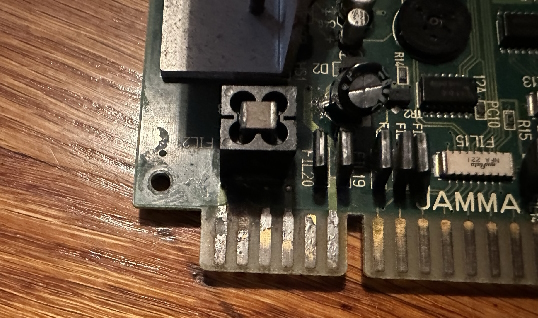 chewed up edge connector