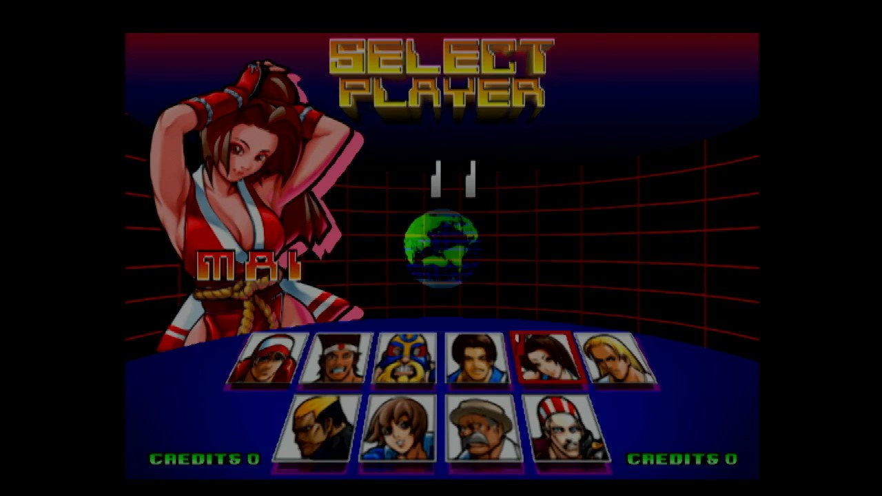 Fatal Fury: Wild Ambition - Arcade - Artwork - Select Screen