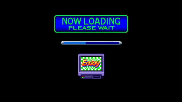 CDZ loading screen, with a TV saying 'enjoy'