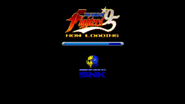 King of Fighters '95 initial loading screen