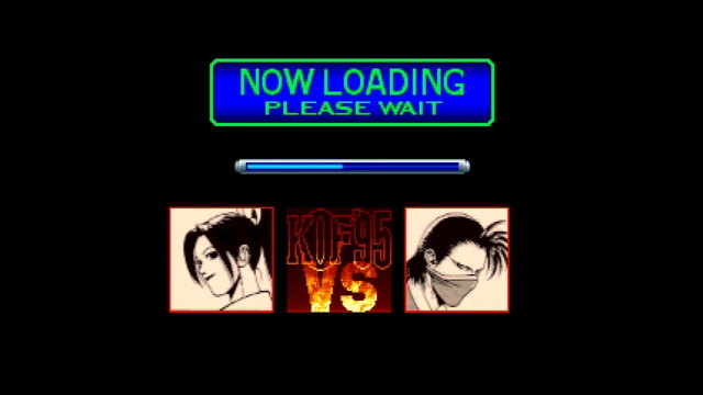 yet another King of Fighters '95 loading screen