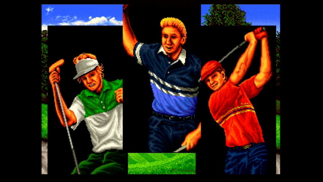 Top Players' Golf attract screen