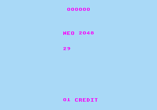 Neo 2048 title screen