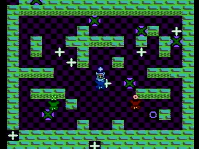 Aspect Star N level 1 gameplay, now distorted in palette and level