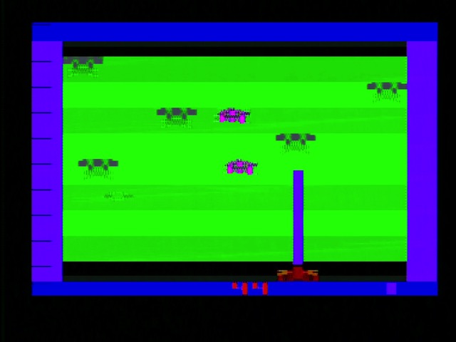 Demons to Diamonds, showing defeated enemies and me firing a beam