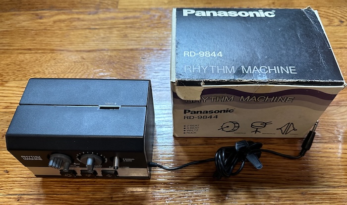 The Panasonic RD9844, with its box too