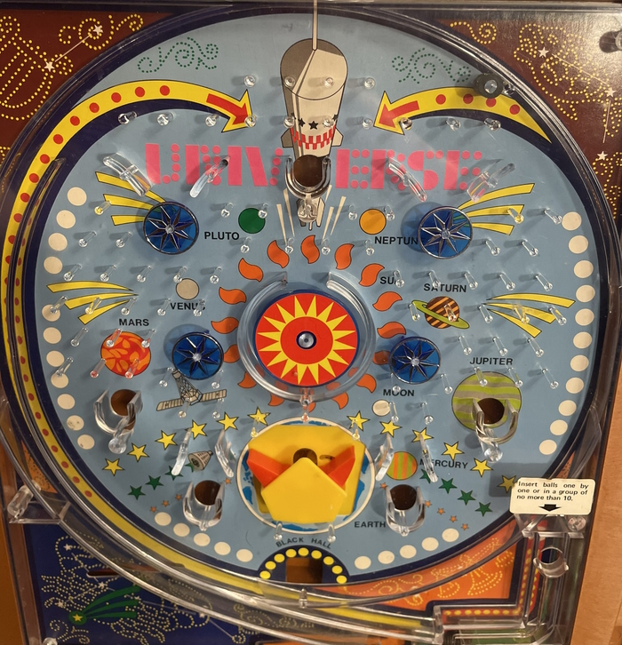 universe pachinko layout, a single large tulip