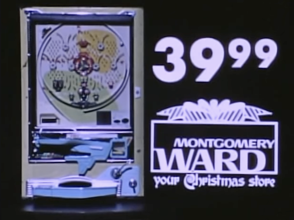 Montgomery Ward Pachinko Machine $39.99