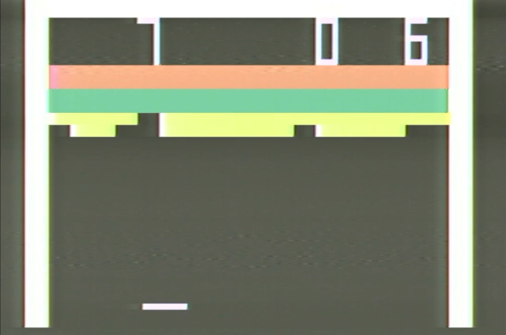 Breakout. It is very much like the Breakaway screenshot, but there is a third row of blocks, and no gap between the rows