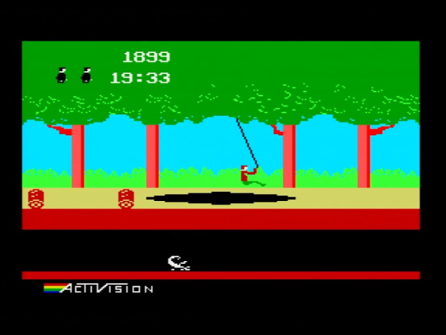 The MSX version of Pitfall I