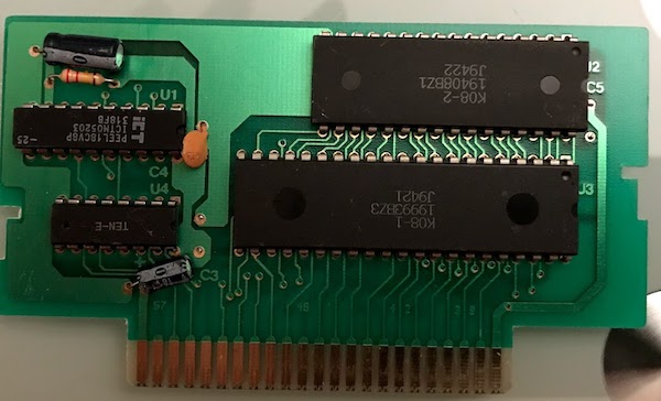 The PCB of the bootleg