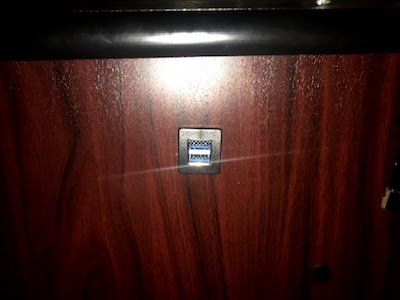 Some USB ports attached to the outside of the Arcade1up