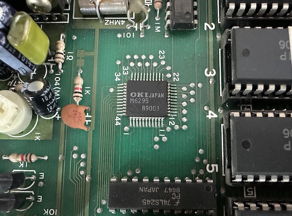 Surface-mount OKI sound chip