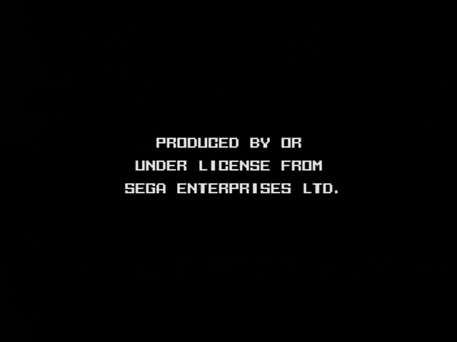 produced by or under license from your mom GOTTEM PRODUCED BY OR UNDER LICENSE FROM SEGA ENTERPRISES LTD.