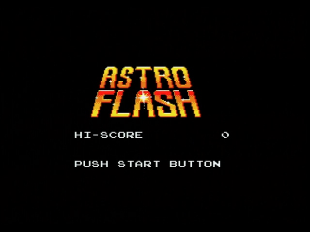 Astro Flash title screen