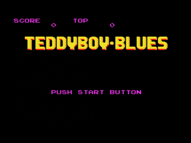 Teddy Boy Blues title screen