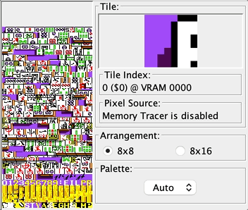 party time list of the tiles. a few are flickering