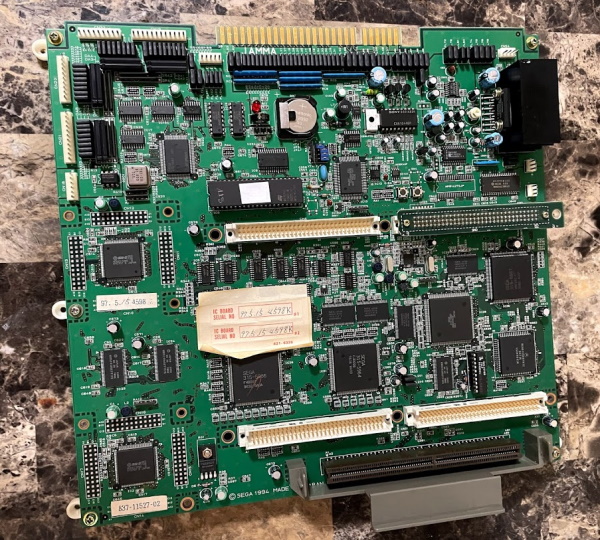 The Sega ST-V circuit board