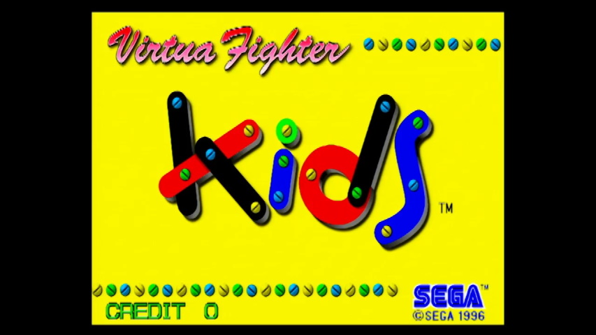 Virtua Fighter Kids title screen