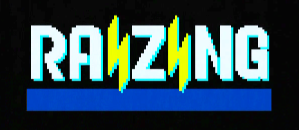 no idea why they thought light blue was a good color for shadows Raizing logo