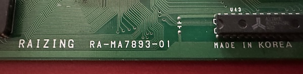 looks like the Raizing Made in Korea