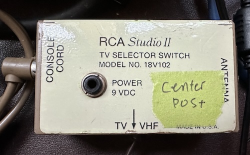 Studio II RF switch