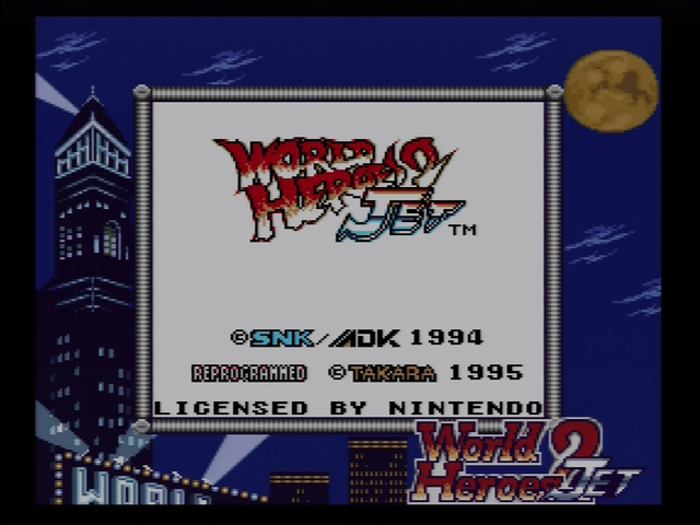 World Heroes 2 Jet on Game Boy