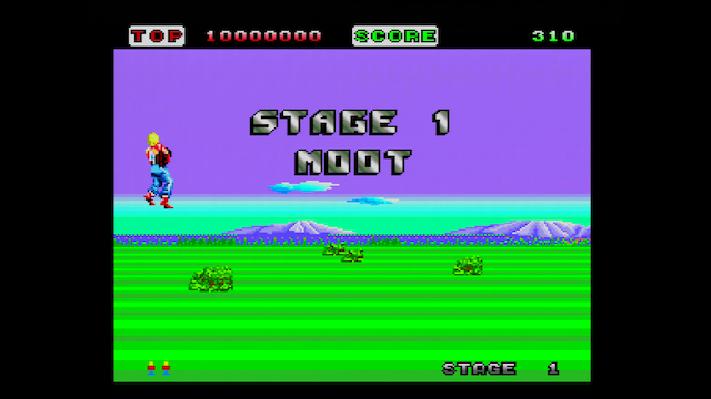 Space Harrier for the PC Engine