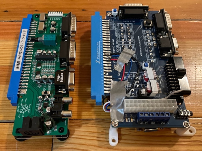 The Supergun Mini compared to the Retroelectronik Essentials