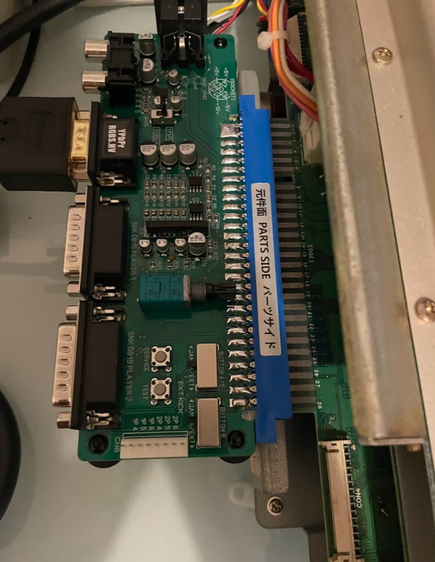 The Supergun not fitting on the Hyper Neo Geo