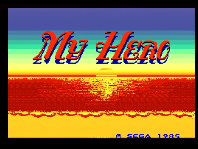 My Hero title screen