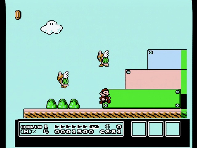 SMB3 attribute clash on the right side of the screen