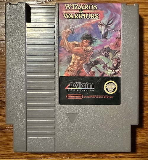 Wizards and Warriors cartridge