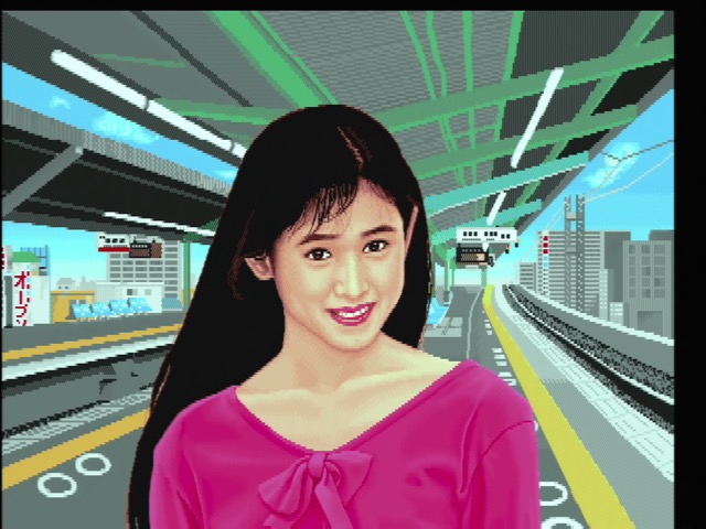 of course, the first time it happens it seems normal Mahjong Bakuhatsu Junjouden gameplay, I chose a girl