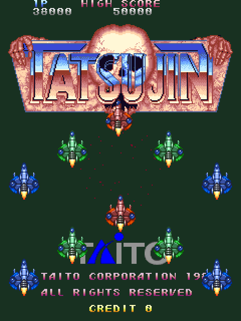 Tatsujin title screen