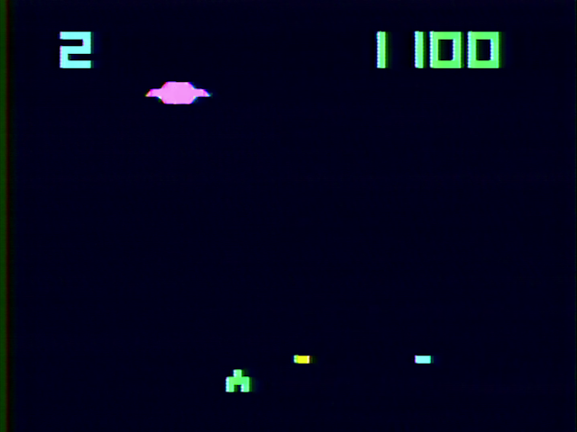 the alien mothership targets the player who has killed all their invaders